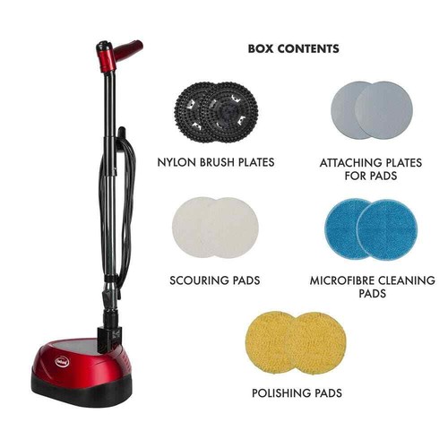 Electric Floor Cleaner Scrubber Buffer Polisher Machine Tile Cement Wood Marble - Picture 7 of 12