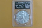 2018-W American Burnished Silver Eagle PCGS SP70 FDOI Thomas Cleveland Spotted