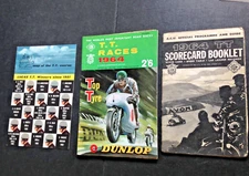 1964 ISLE OF MAN TT OFFICIAL GUIDE PROGRAMME & MAP & RACECARD LOT 1