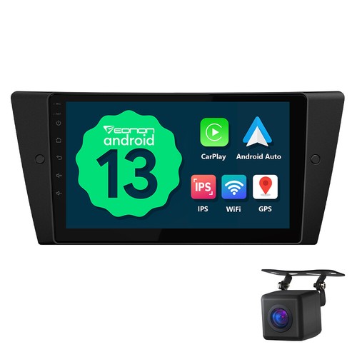 For BMW 316d 318d E90 E91 E92 E93 9" IPS Android 13 GPS Car Stereo Radio CarPlay - Picture 21 of 31