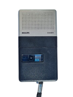 Philips 0085 Diktiergerät - Vintage tragbares Tape Deck mit integriertem Lautsprecher