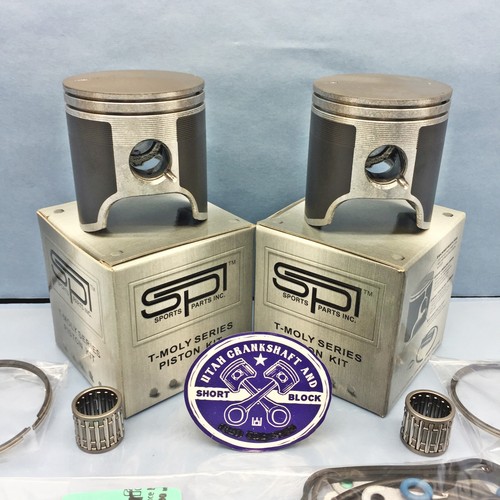 72mm STD SPI Dual Ring Pistons Gaskets 2005-2008 Ski-Doo 600 HO SDI MXZ GSX - Foto 7 di 8