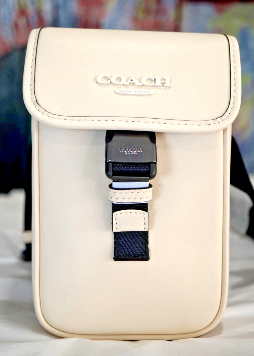 【オシャレ・かっこいい】COACH Leather Crossbody バッグ NWT COACH RACER PHONE CROSSBODY IN LEATHER CT887 HANDBAG