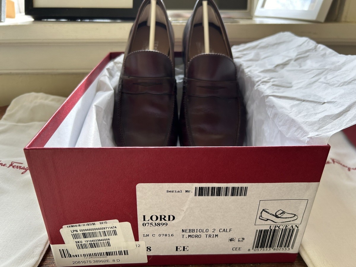 salvatore ferragamo Lord Loafers 8EE | eBay