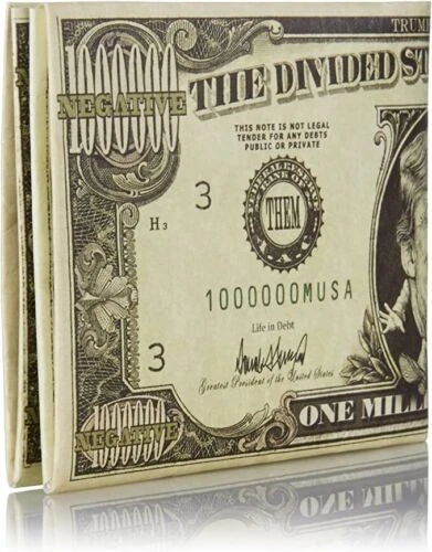 Mighty Wallet Ultra Thin Strong Tyvek Wallet Dynomighty - Trump Buck 15609 - Image 2 of 4