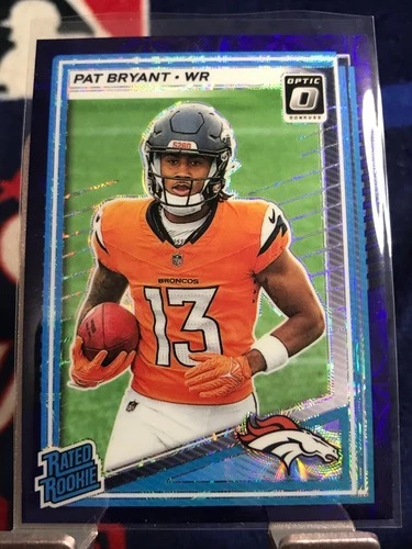 2025 Panini Donruss Rated Rookie - Pat Bryant - Optic Blue Scope Prizm #215