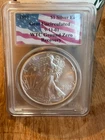 BELOW COST - 1993 Silver Eagle $1 WTC  Ground Zero Recovery PCGS Gem Uncirc.
