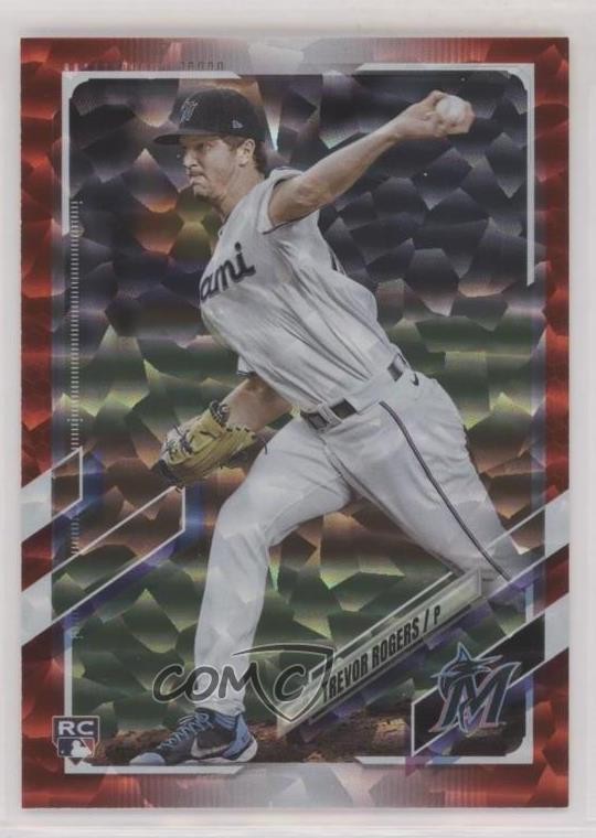 2021 Topps Red 145/199 Trevor Rogers #563 Rookie RC 0vt8