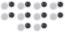  20 Rockville HC655-16 6.5" 500 Watt In-Ceiling Home Theater Speakers 16 Ohm
