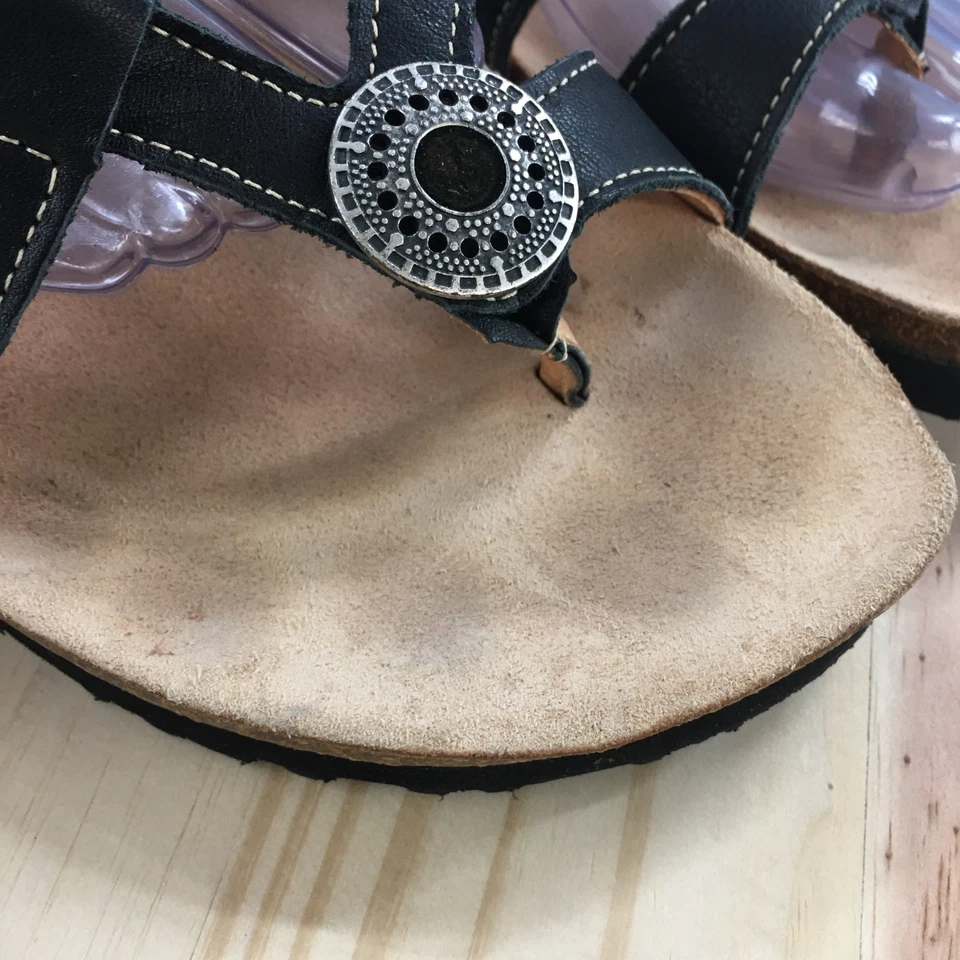 Sandalias Naot para mujer 42 Kate Slide negras sin cordones en lazo informales cómodas parte superior baja Foto 4 de 4