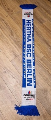 Hertha Bsc Fanschal mit Fransen ''Oddset Saison 2003/2004 ''     