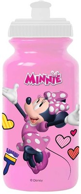 Disney Minnie Mouse 380 ml rosa Kunststoff-Wasserflasche für Mädchen mit auslauf