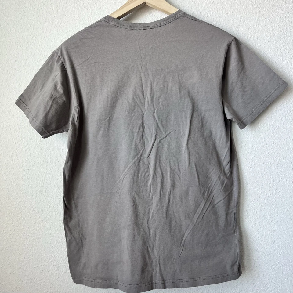 Camiseta Patagonia Fitz Roy Bear Algodón Orgánico Delgada M Gris Foto 4 de 4