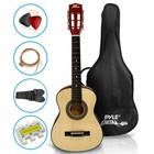 Pyle Classic 6-String Maple 18-Fret Children's Acoustic Guitar Beginner Package