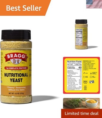 Nutritional Yeast Seasoning 4.5 Ounce Packaging May Vary