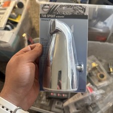 DANCO 80765 DIVERTER SPOUT WORKS WITH 1/2" OR 3/4" IPS CONNECTIONS CHROME