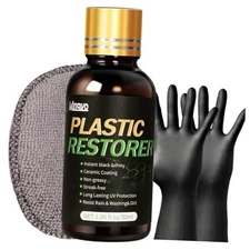 Plastic Restorer for Cars, Black Trim Restorer Car 1Pcs Plastic Restorer