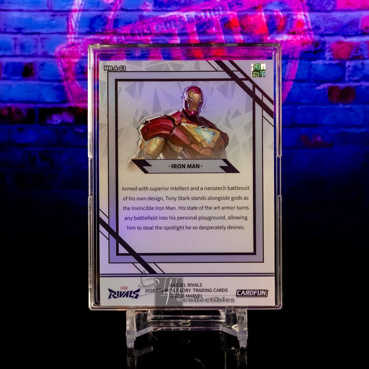 Iron Man Card 2026 Marvel Rivals Base MR-A-03 CardFun Eternal