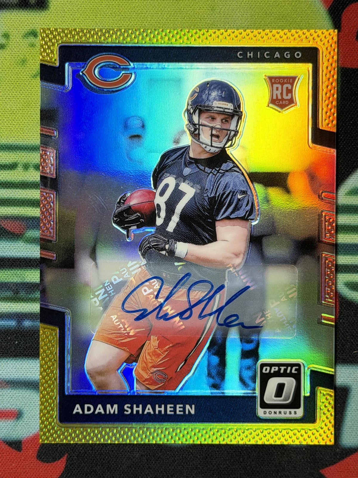 Adam Shaheen Panini Donruss Optic #104 Gold
