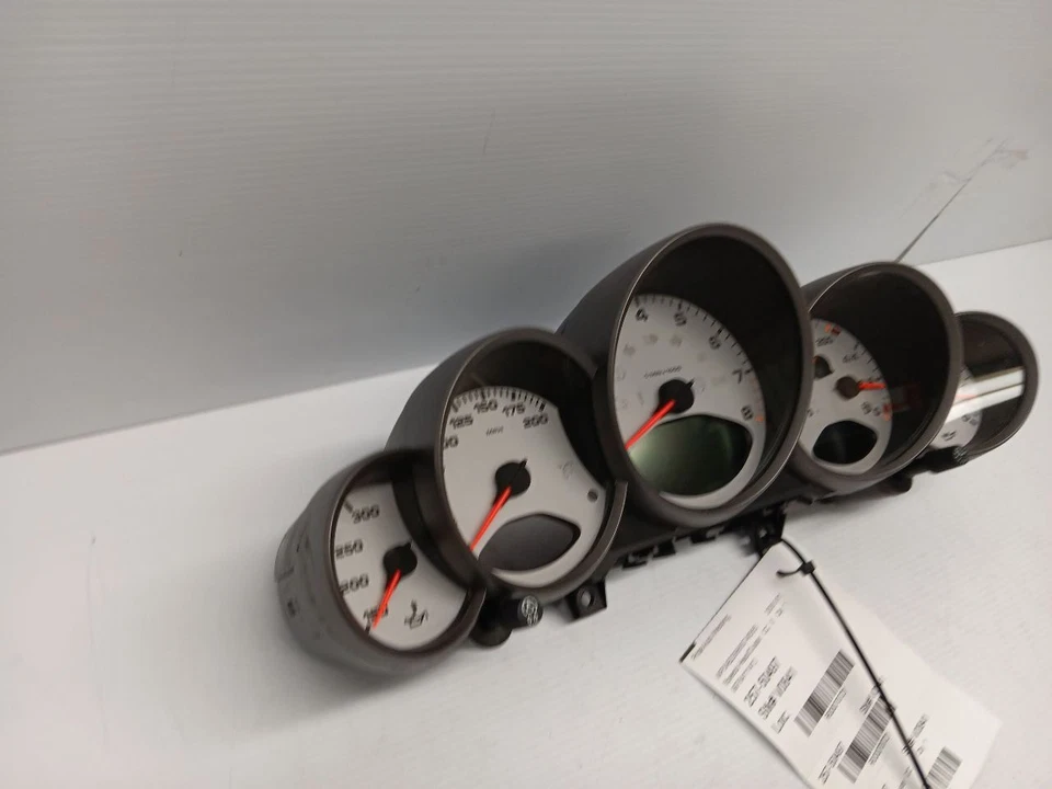 Cuadro de instrumentos velocímetro automático plateado Porsche 997 Carrera 911 Tiptronic Foto 3 de 4
