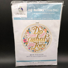 Kit punto de cruz Joy Sunday haz más de lo que amas 20133 DK133 NUEVO inspiración