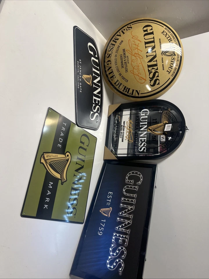 The Ultimate 5 Peace Guinness Package Bar, Office, Game Room, Garage,Home Decor - Image 2 of 4