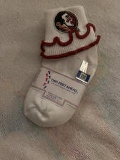 TWO FEET AHEADTODDLER GIRLS FSU ANKLE SOCKS SIZE 5-6.5 NEW
