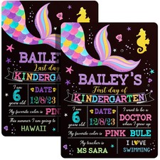 First Day and Last Day Chalkboard Back to School Chalkboard Reusable Board Si...