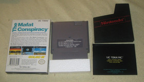 The Mafat Conspiracy Complete for NES. Authentic. Nintendo. MINT. Clean/Tested