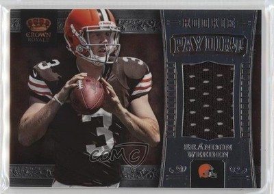 2012 Crown Royale Rookie Paydirt Materials /149 Brandon Weeden #5 RC 15w6