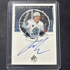 Ryker Evans 2024 Upper Deck SP Authentic #UDA-RE Auto UD Authentics