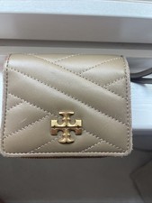 Tory Burch Quilted Leather Wallet   Gold Logo   Zip Around