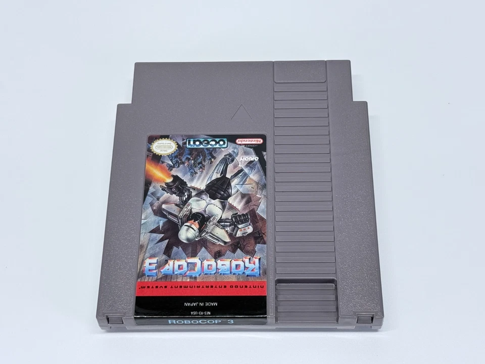 RoboCop 3 con folleto (Nintendo NES) auténtico y probado Foto 3 de 4