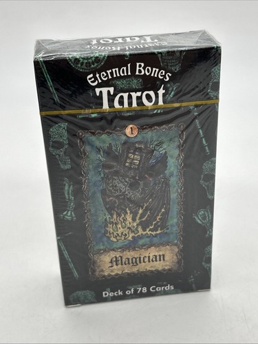 New Eternal Bones Tarot 78 Card Deck Gothic Sealed Skulls Bones Macabre - Picture 1 of 10