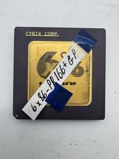 Cpu, cyrix 6x86-pr166 gp 133mhz 3.3v or 3.52v