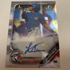 2019 Bowman Chrome - Prospects Autographs Leonardo Jimenez #CPA-LJ (AU, RC)