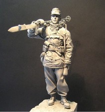 116 Resin Figure Wwii German Winter Infantry Soldier Unpainted Unassembled