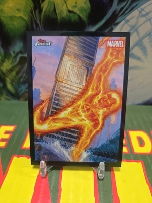 2026 Topps Finest Fantastic Four Original Art Human Torch 01/10 SSP FIRST PRINT