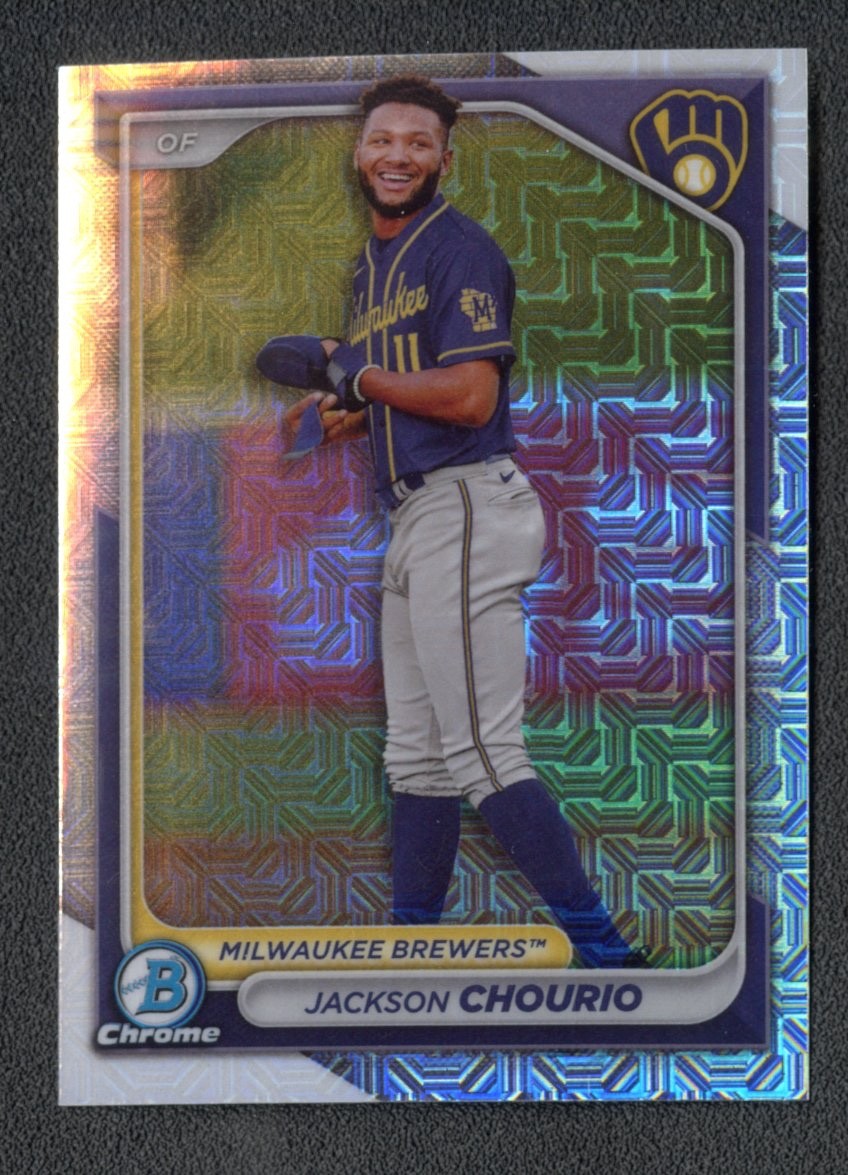 2024 Bowman Chrome Jackson Chourio Image Variation SP #BCP-140