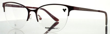 MARCHON NYC M-4022 603 Burgundy Womens Cat Eye Eyeglasses 55-17-140 B:42 AS IS