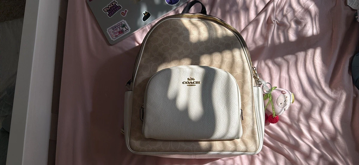 Coach ベージュ ロゴ バックパック Coach Beige Backpacks for Women for sale | eBay