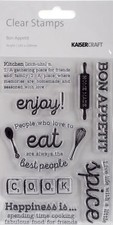 Kaisercraft Clear Stamps - Bon Appetit - Acrylic - 150 x 100 mm - CS267