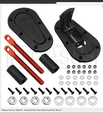Aerocatch Quick Release Bonnetboot Catches Non Locking Shear Pin Black 3038-001