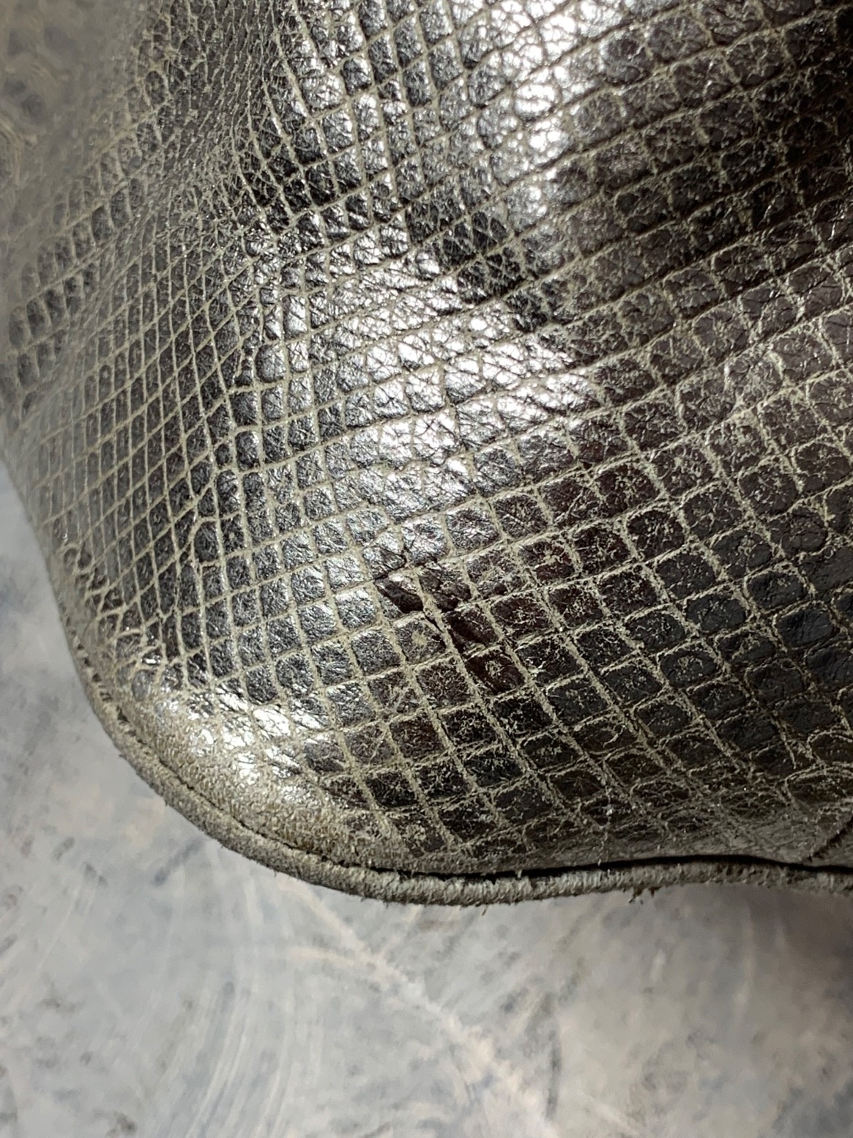 Michael Kors Frankie Python Embossed Leather Draw… - image 23