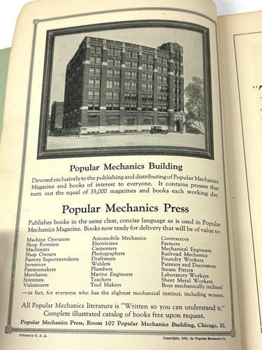 1948 Welding Fundamentals & 1925 Popular Mechanics Lathe Handbook Lot of 2 Books - Picture 10 of 14