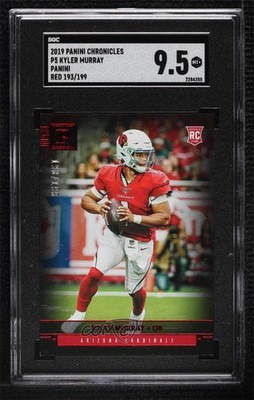 2019 Chronicles Panini Red 193/199 Kyler Murray #P5 SGC 9.5 Mint+ Rookie RC 04cw