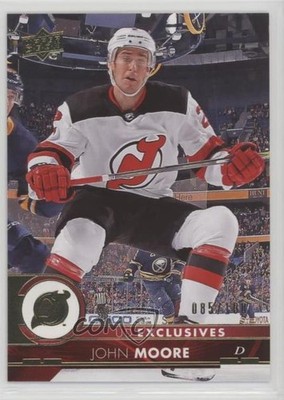 2017-18 Upper Deck Exclusives 85/100 John Moore #360 f1h
