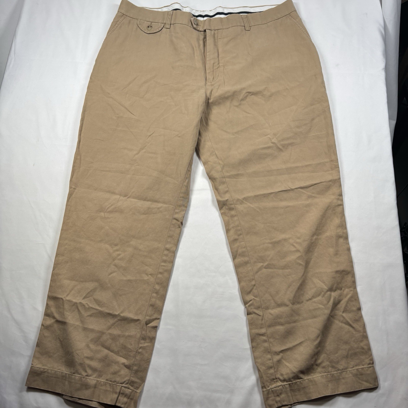 Polo Ralph Lauren Linen Blend Pants Trousers Men Sz 40 x 30 Brown