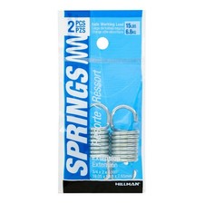 Hillman 2-Pack 0.75 Zinc-plated Steel Window Screen Springs, NEW, SEALED
