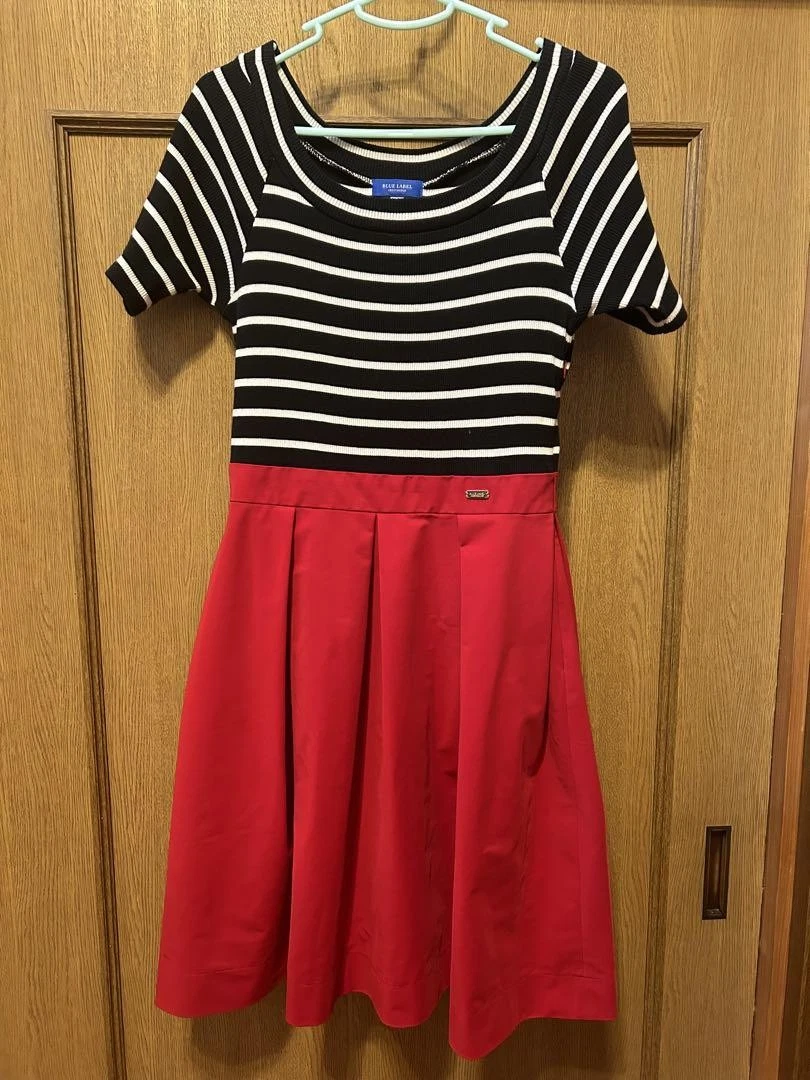 BURBERRY Abito a righe Blue Label Crestbridge donna moda dal Giappone